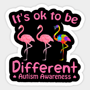 It's Ok To Be Different Autism Awareness Sticker